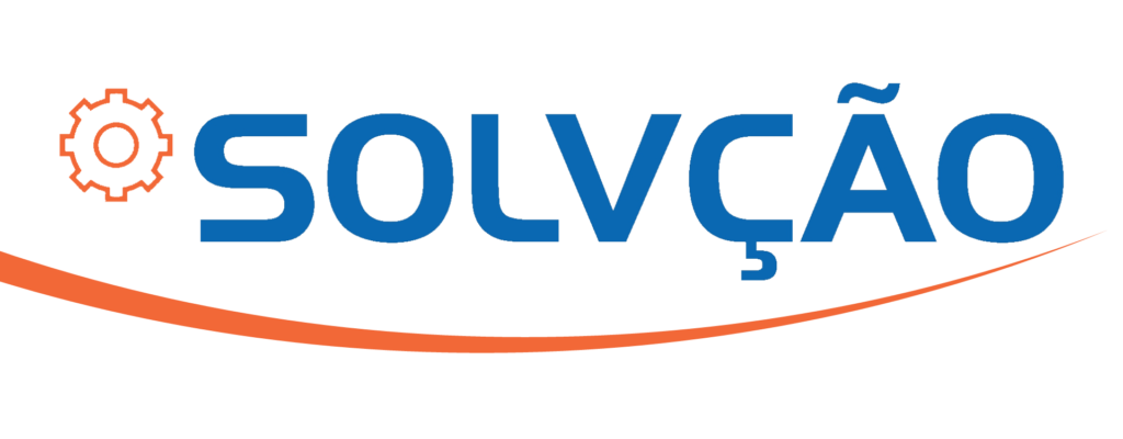 Logotipo escrito o nome da empresa Solução
